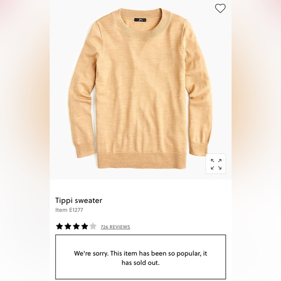 JCREW Tippi Sweater 100% Merino Wool (Sold out!) - Picture 6 of 7